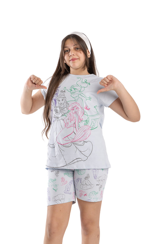 Disney/ Princesses Summer PJ Set 6007-24