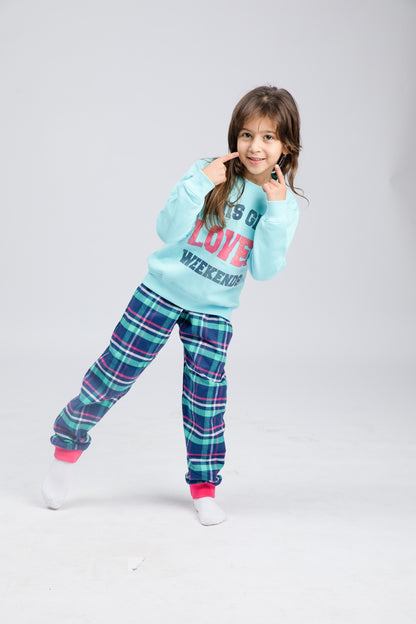 Girls ''Loves'' Winter PJ Set 4761-232