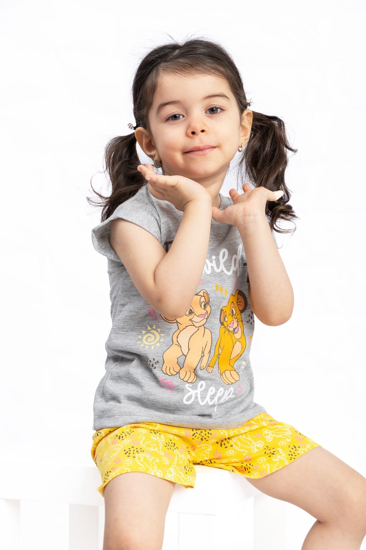 Baby Simba Pj Set "Too Wild to Sleep"