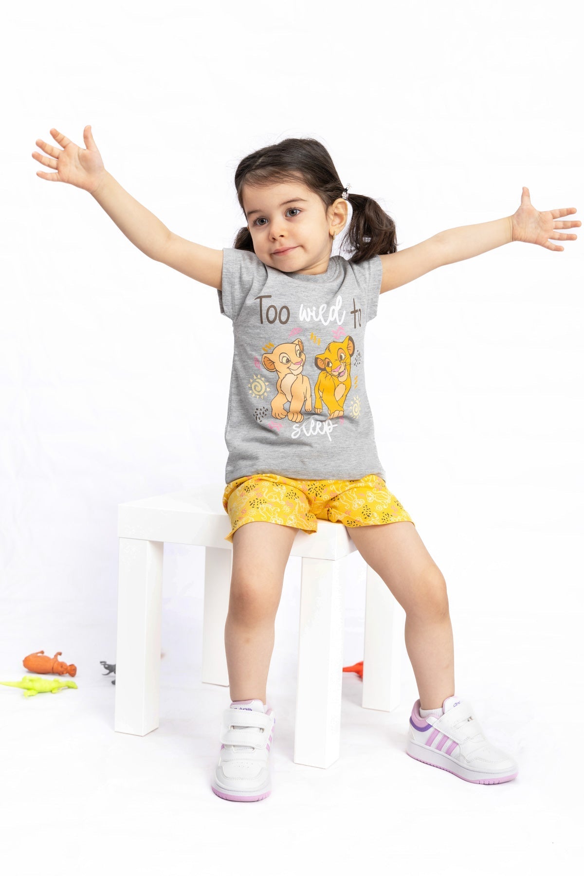 Baby Simba Pj Set "Too Wild to Sleep"