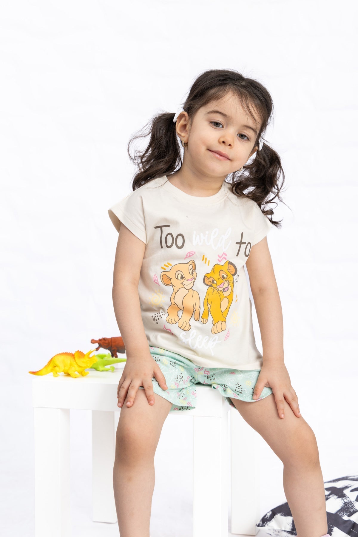 Baby Simba Pj Set "Too Wild to Sleep"