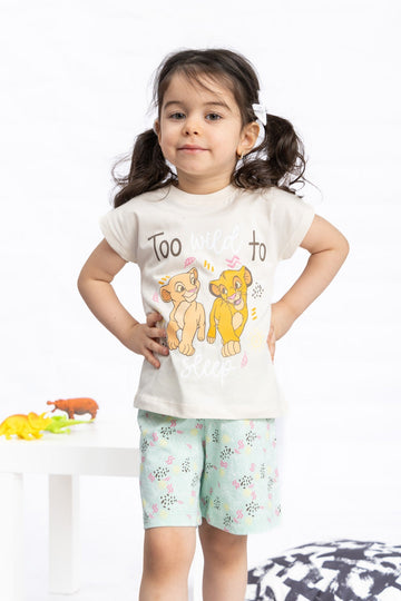 Baby Simba Pj Set "Too Wild to Sleep"
