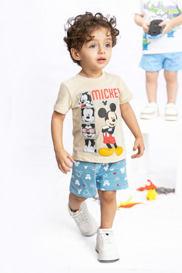 Baby Mickey PJ Set "Faces"
