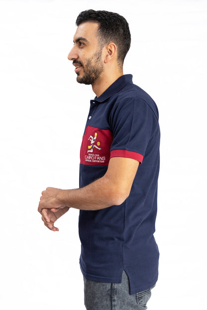 T-Polo Men Embroidery & Printed'' Barcelona '' 9990