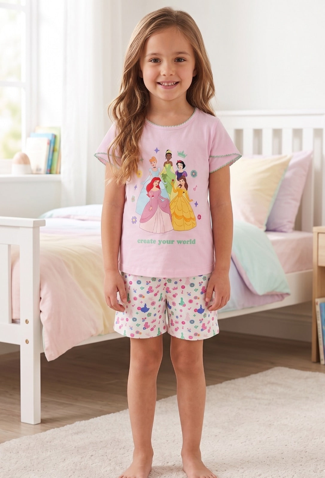 Girls Princess PJ Set