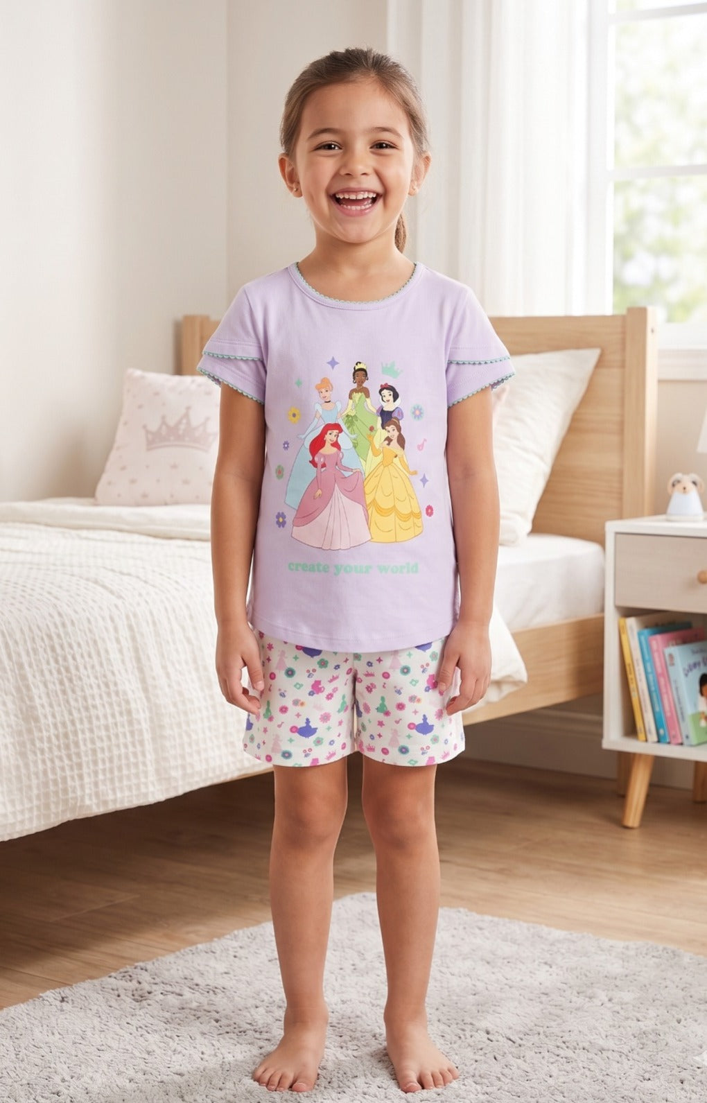 Girls Princess PJ Set