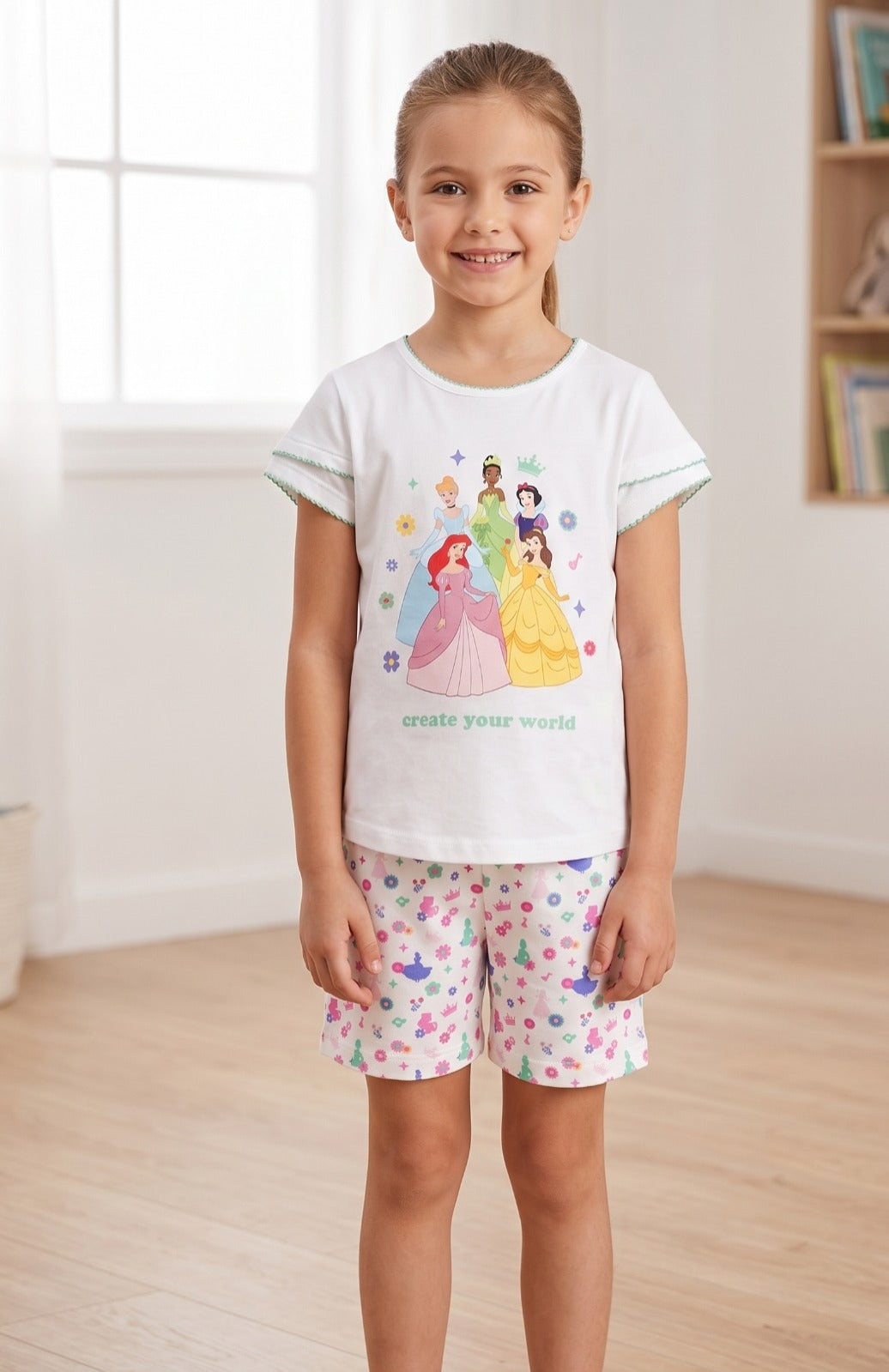 Girls Princess PJ Set