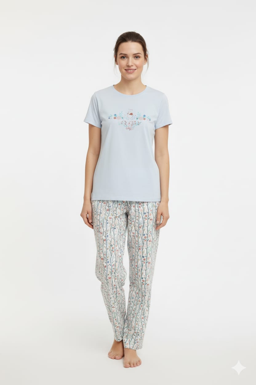 Women Pooh PJ Set "Rose"