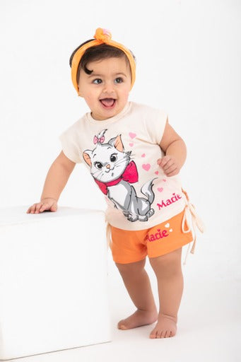 Disney/Marie Toddler PJ Set -7406-614